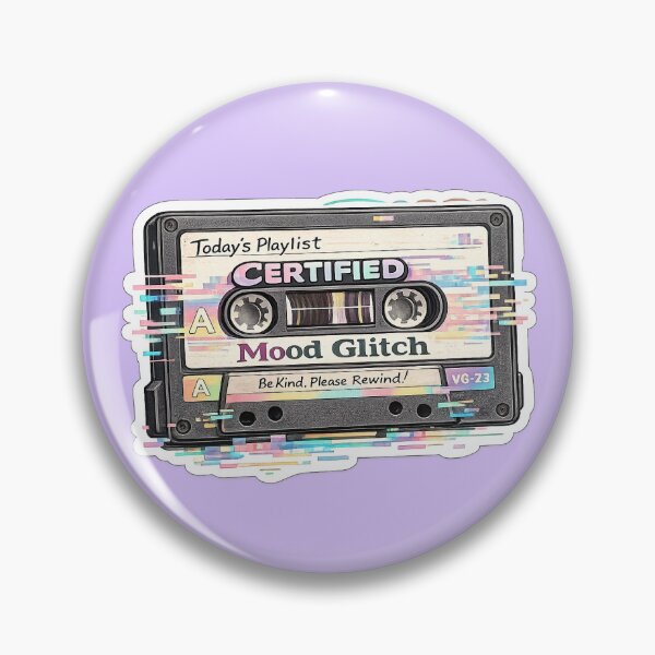 Item preview, Certified Mood Glitch VHS Cassette Sticker designed and sold by AuudiVasustudio.