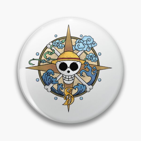 Item preview, Golden Nautical Compass with Wave Splash Crest designed and sold by Snowdog-Art.
