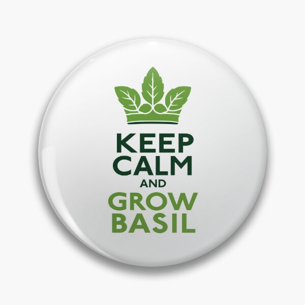 Item preview, Keep Calm and Grow Basil Gardener Plant Lover designed and sold by AntiqueImages.