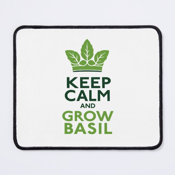 Item preview, Keep Calm and Grow Basil Gardener Plant Lover designed and sold by AntiqueImages.