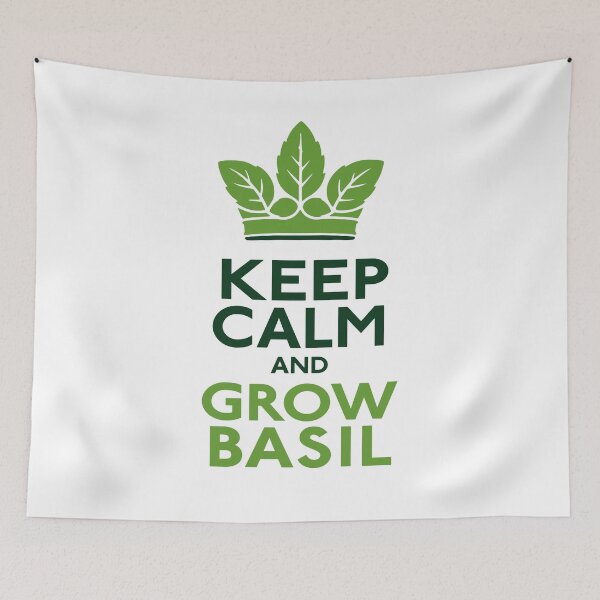 Item preview, Keep Calm and Grow Basil Gardener Plant Lover designed and sold by AntiqueImages.