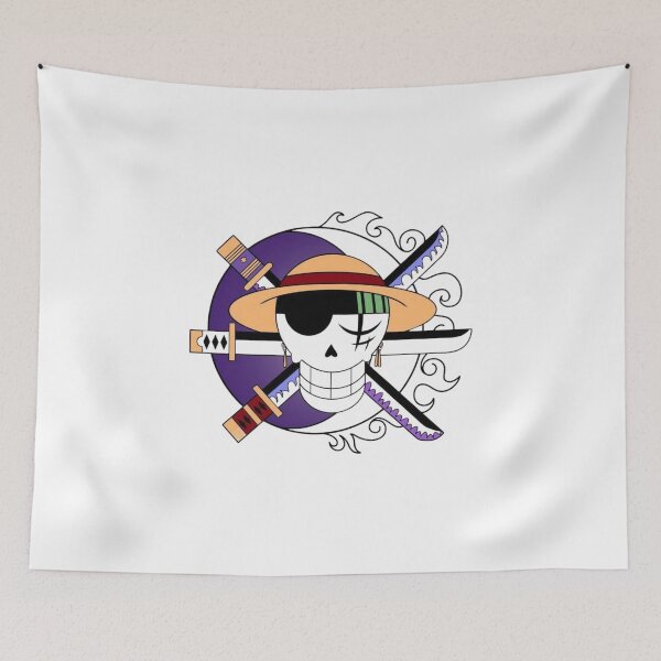 Item preview, Cross Katana First Mate Skull Logo with Purple Background designed and sold by Snowdog-Art.