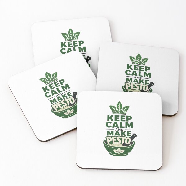 Item preview, Keep Calm Make Pesto Funny Cooking Foodie Chef designed and sold by AntiqueImages.