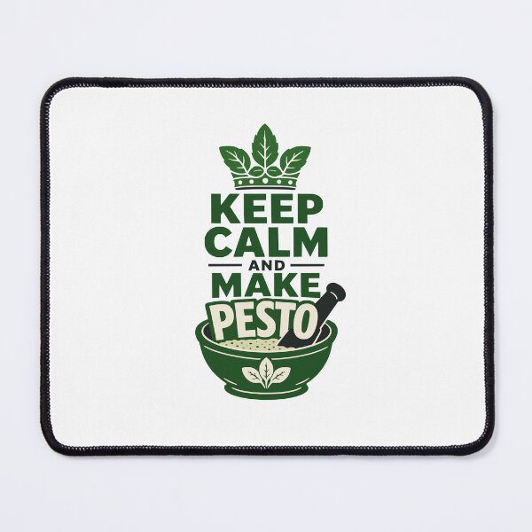 Item preview, Keep Calm Make Pesto Funny Cooking Foodie Chef designed and sold by AntiqueImages.