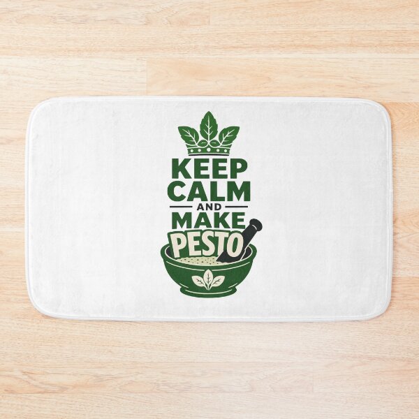 Item preview, Keep Calm Make Pesto Funny Cooking Foodie Chef designed and sold by AntiqueImages.