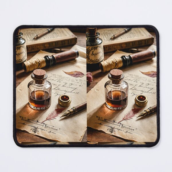 Artikelvorschau, Art - Ancient Writing Composition, Peaceful Study Atmosphere entworfen und verkauft von Reverso-Design.