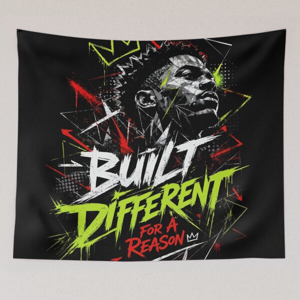 Item preview, T-Shirt - Sticker - Built Different for a Reason designed and sold by ForeverPrintsOK.