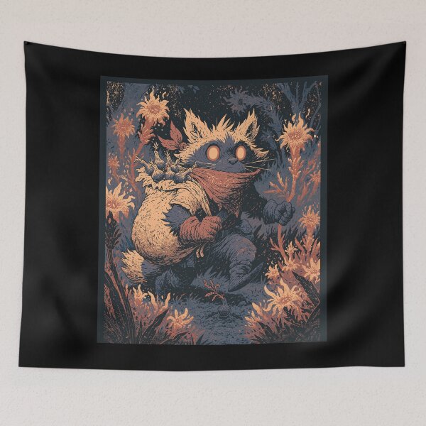 Item preview, Night Blooming Raccoon designed and sold by SignumShop.