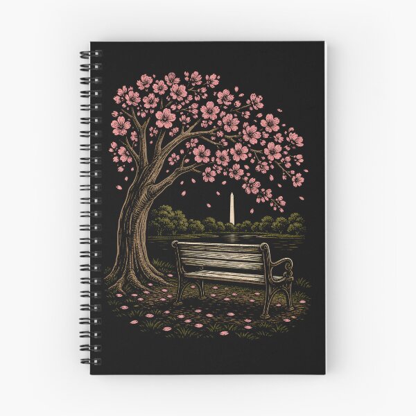 Item preview, Washington DC: Tidal Basin Blossom Bench View designed and sold by Fenay Designs.