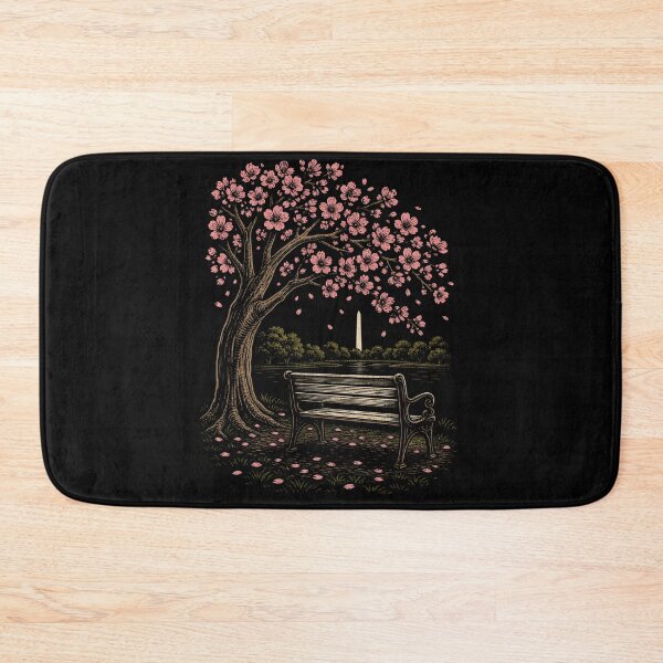 Item preview, Washington DC: Tidal Basin Blossom Bench View designed and sold by Fenay Designs.