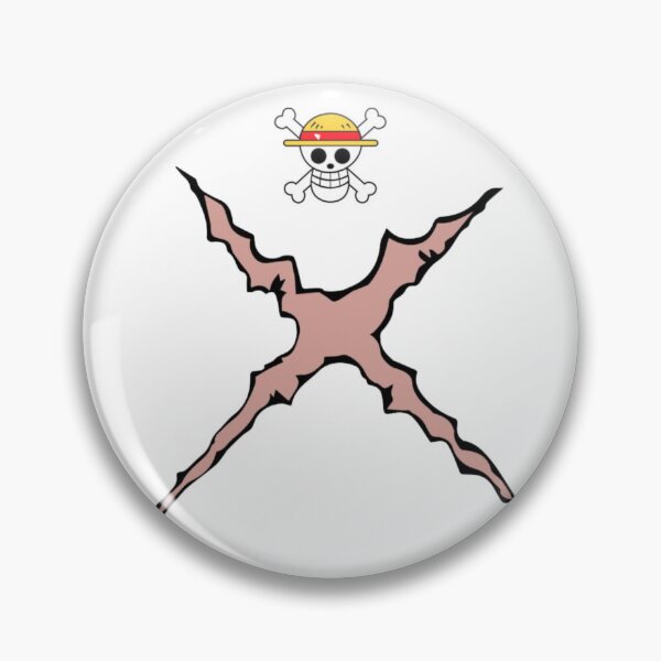 Item preview, Gritty Flesh Scar Cross with Classic Pirate Crest designed and sold by Snowdog-Art.