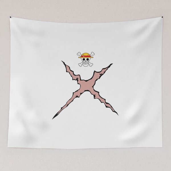 Item preview, Gritty Flesh Scar Cross with Classic Pirate Crest designed and sold by Snowdog-Art.