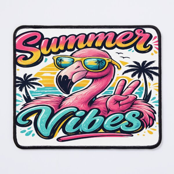 Item preview, Flamingo Summer Vibes designed and sold by DazzleKitty.