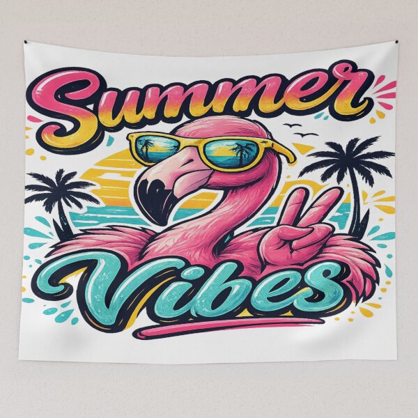 Item preview, Flamingo Summer Vibes designed and sold by DazzleKitty.