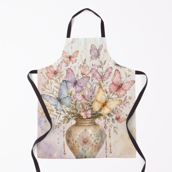 Item preview, Pastel Butterfly Bouquet Ornate Vase Design designed and sold by Extremeallie.