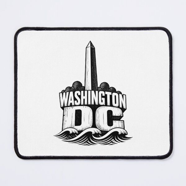 Item preview, Washington DC: Monument Waves Woodcut designed and sold by Fenay Designs.