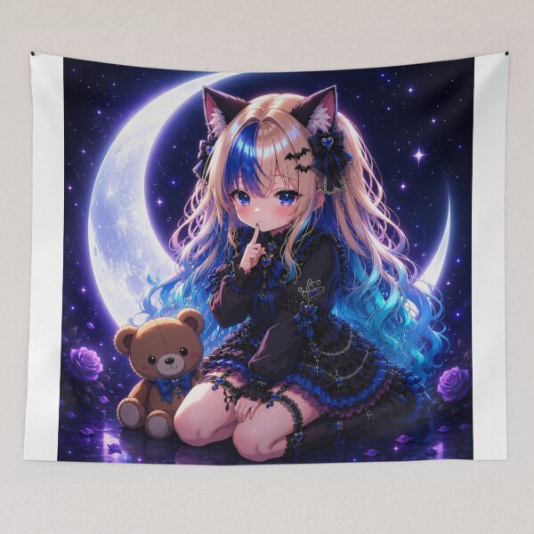 Item preview, Shy Gothic Lolita Neko Girl designed and sold by Revyra Design .