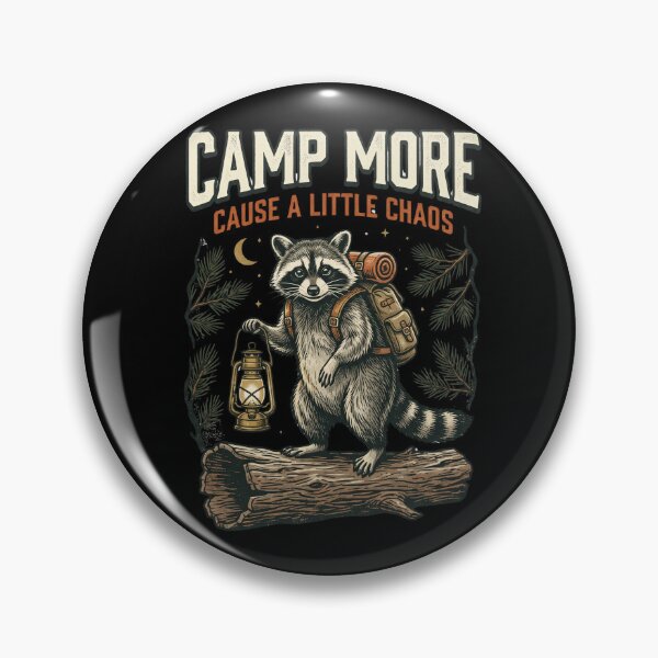 Item preview, Chaos Camper Raccoon designed and sold by Roy & Tiffany.