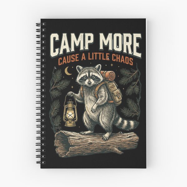 Item preview, Chaos Camper Raccoon designed and sold by Roy & Tiffany.