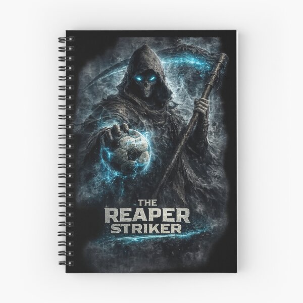Item preview, The Reaper Striker Dark Fantasy Soccer Art designed and sold by LegendCourt.