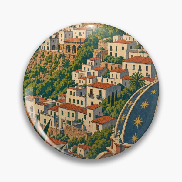 Item preview, Taxco Mexico Travel Souvenir - Retro Illustration designed and sold by VisualArtsOasis.