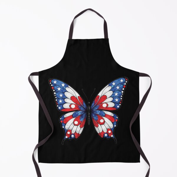 Item preview, Red White Blue Butterfly Art designed and sold by Artishal.