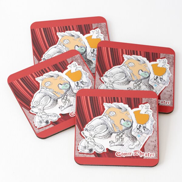 Item preview, Comic Theater - Heads Over Feet (Drawing by ACCI)  designed and sold by VanyssaGraphics.