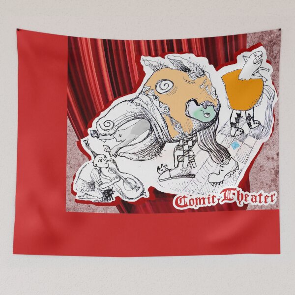 Item preview, Comic Theater - Heads Over Feet (Drawing by ACCI)  designed and sold by VanyssaGraphics.