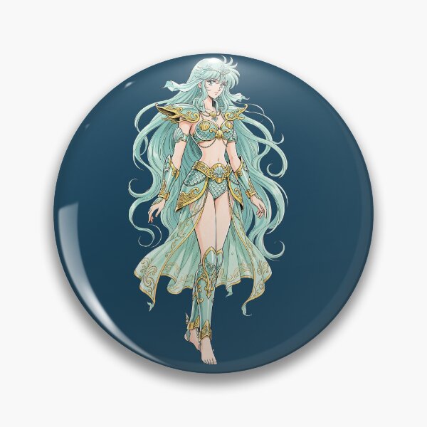Item preview, Mint Nymph - Aquatic Saint Seiya Style | Ethereal Sea Goddess designed and sold by josevieira440.