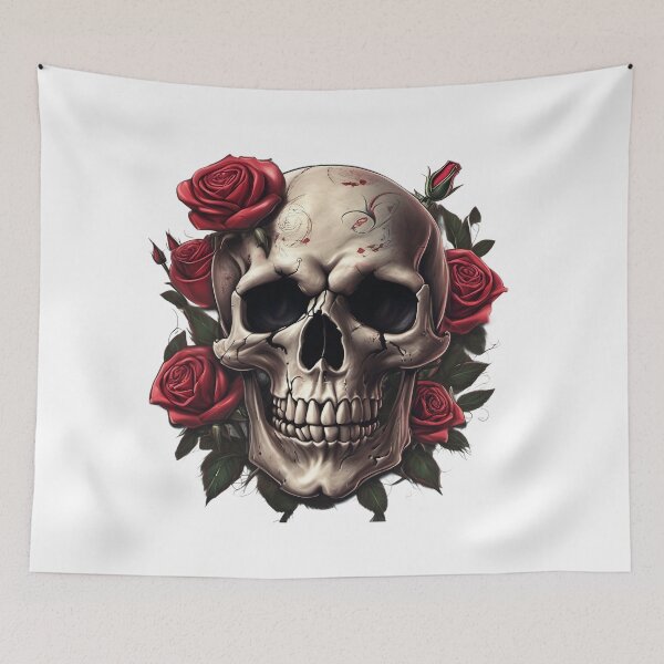 Item preview, Rose & Skull designed and sold by FrozenPolarBear.