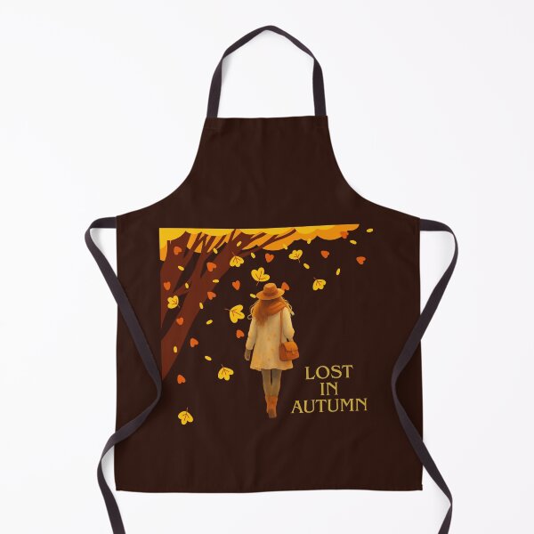 Aperçu de l'œuvre Perdue dans l'automne – Motifs de feuilles d'automne magiques pour femme créée et vendue par VariusDesigns.