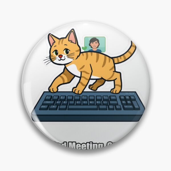Item preview, Tabby Cat - Interrupted Meeting On Purpose - Funny Cat Gift designed and sold by pawdrops.