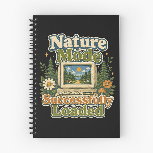 Item preview, Nature Mode Successfully Loaded Retro Computer Outdoor Design designed and sold by GiftLore Studio.