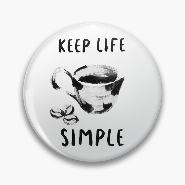 Item preview, Painting gouache Coffee Keep life simple designed and sold by Anbe_design.