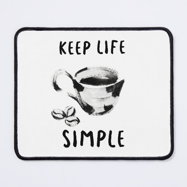 Item preview, Painting gouache Coffee Keep life simple designed and sold by Anbe_design.