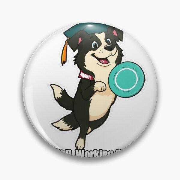 Item preview, Border Collie - Frisbee PhD Working On Second - Funny Border Collie Gift designed and sold by pawdrops.