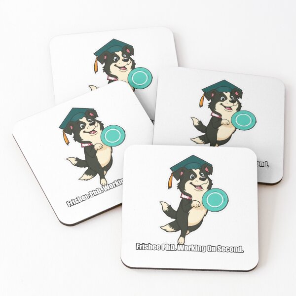 Item preview, Border Collie - Frisbee PhD Working On Second - Funny Border Collie Gift designed and sold by pawdrops.
