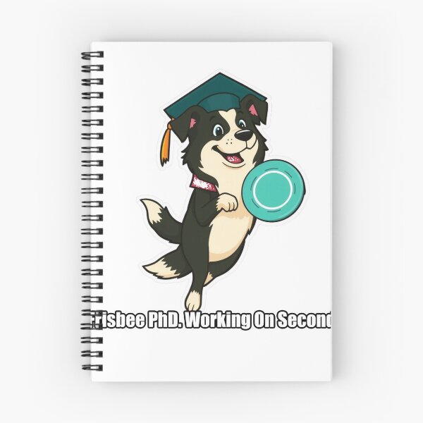 Item preview, Border Collie - Frisbee PhD Working On Second - Funny Border Collie Gift designed and sold by pawdrops.