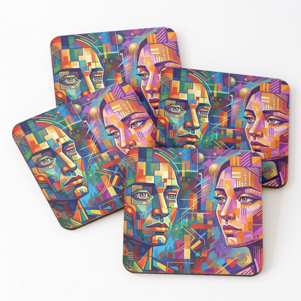 Item preview, Geometric duality of faces designed and sold by Sigtrix.