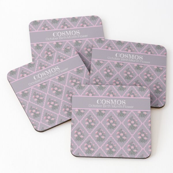 Item preview, cosmos flower with lace Cottagecore Flower Print on grey designed and sold by storieslanguage.