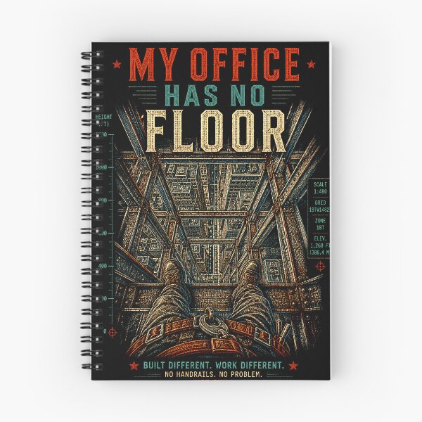 Item preview, My Office Has No Floor High Steel Ironworker Streetwear designed and sold by RoyalOrderGallery.