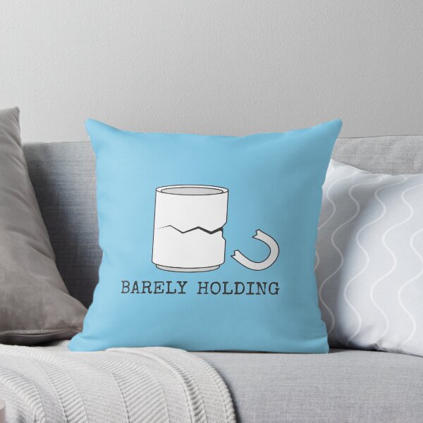 Item preview, BARELY HOLDING - Broken Mug Mental Health designed and sold by Zazz Lee.