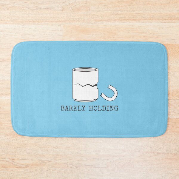 Item preview, BARELY HOLDING - Broken Mug Mental Health designed and sold by Zazz Lee.