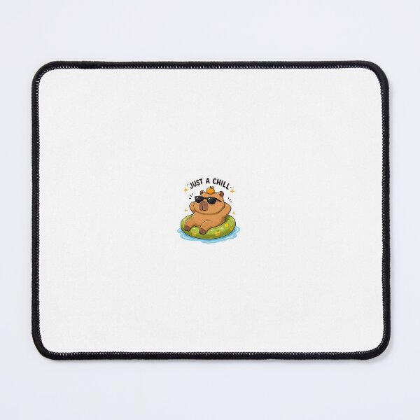 Item preview, Just a Chill Capybara Sticker | Funny Relaxing Capybara Meme | Cute Kawaii Animal Die-Cut Sticker designed and sold by  PixelPop Studio.