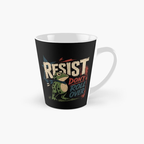 Item preview, Resist Don't Roll Over Frog Activism Protestor Political designed and sold by SkeletonsDanger.