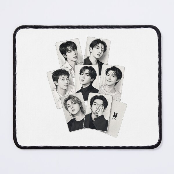 Item preview, BTS Photocard Shirt, Black White Member Portrait Tee, Bangtan Kpop Fan Art Unisex Shirt, Army Gift designed and sold by BerryHand.