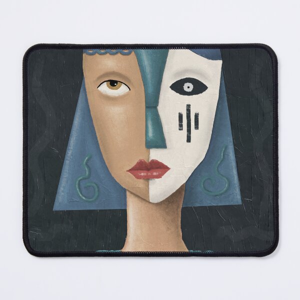 Item preview, Alien No.8 – Wind Weaver | Cubist Alien Wall Art | Surreal Acrylic Style | Sci-Fi Character Illustration designed and sold by aekritdeach.