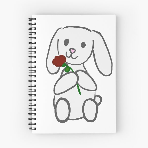 Item preview, Cute bunny with rose designed and sold by Elisaurx.