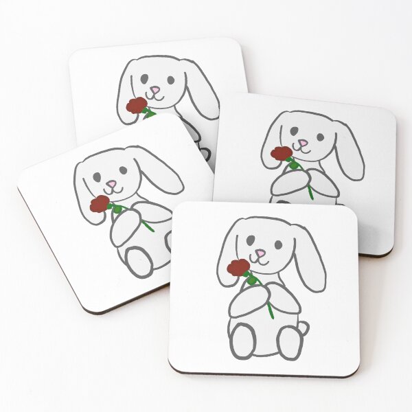 Item preview, Cute bunny with rose designed and sold by Elisaurx.