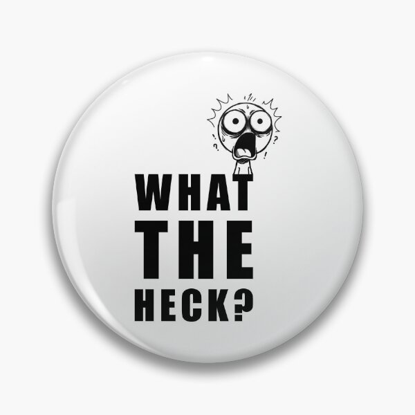 Item preview, What The Heck Shirt, Funny Shocked Face Meme Tee, WTF Reaction T-Shirt, Sarcastic Humor Graphic Shirt, Funny Expression Gift, Minimal Meme Apparel designed and sold by KAYJAY DESIGNS.